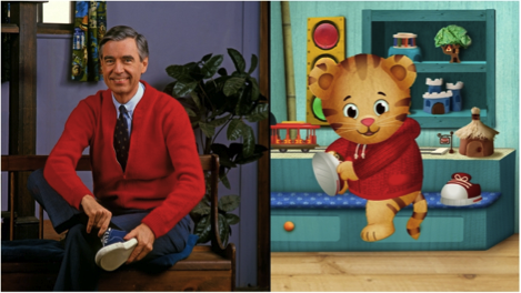Mister Rogers and Daniel Tiger